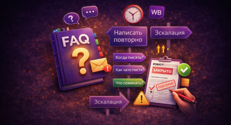 13.3.5 - FAQ и частые проблемы по поддержке и эскалации на Wildberries
