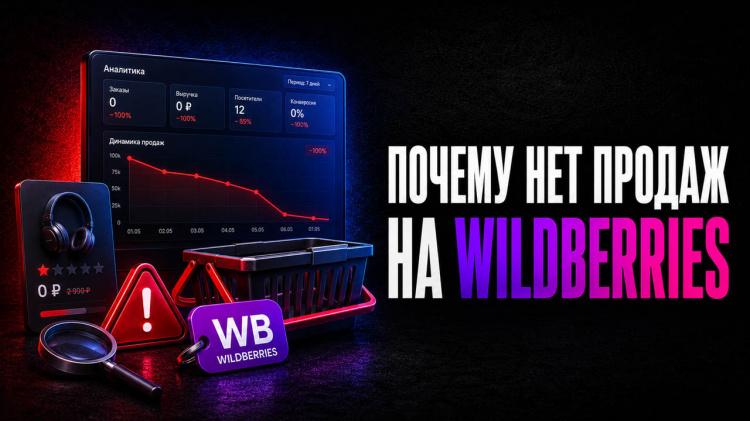 1.5.1 — Почему упали или не идут продажи на Wildberries